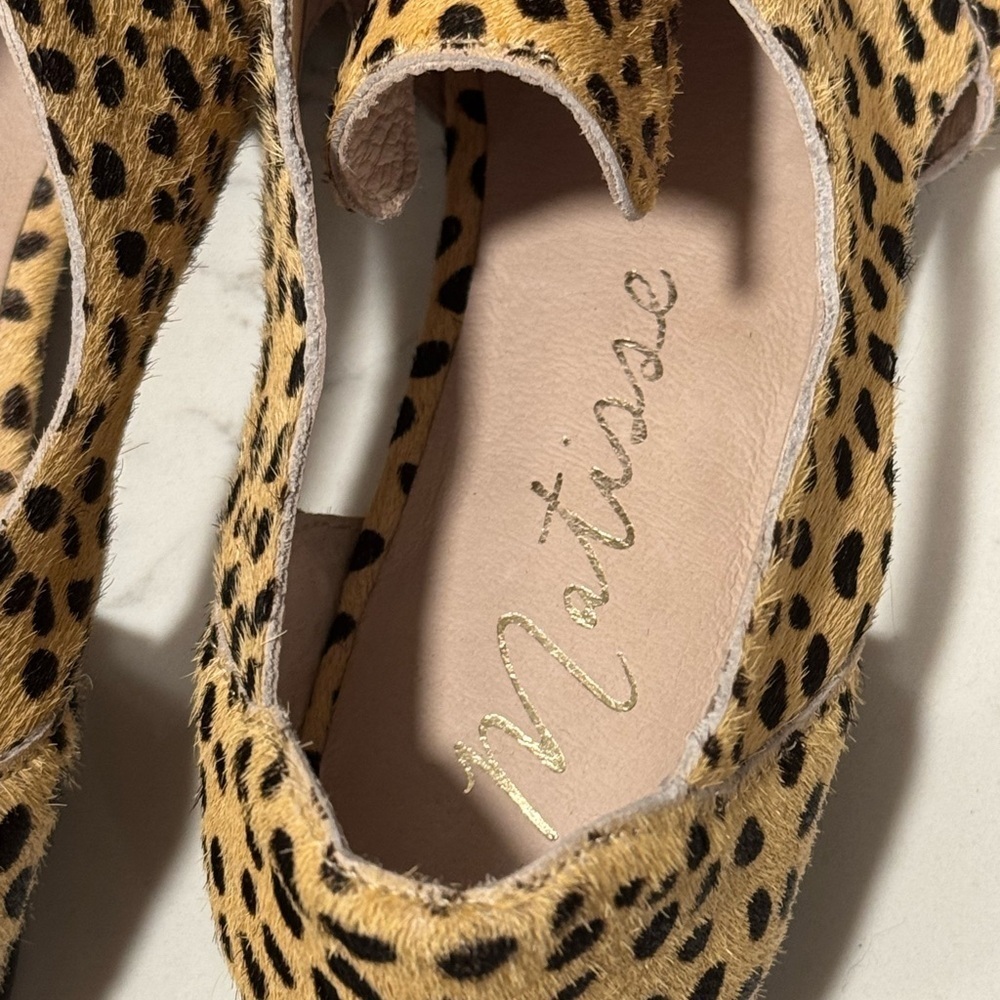 Matisse Mon Amie Oxfords Cheetah Print - Picture 10 of 11